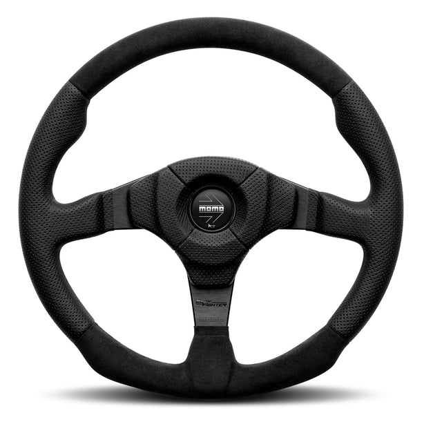 MOMO Dark Fighter Alcantara/Air Leather 350mm Steering Wheel