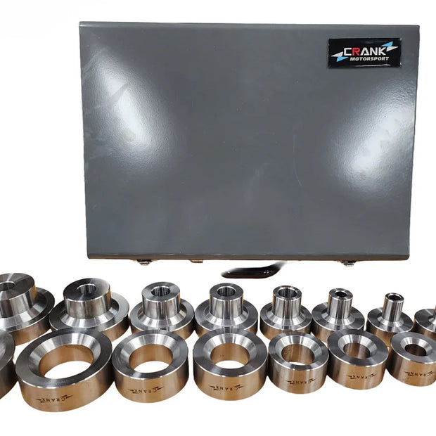 Crank Motorsport 16-Piece Taper Dimple Die Set – Professional Sheet Metal Tool