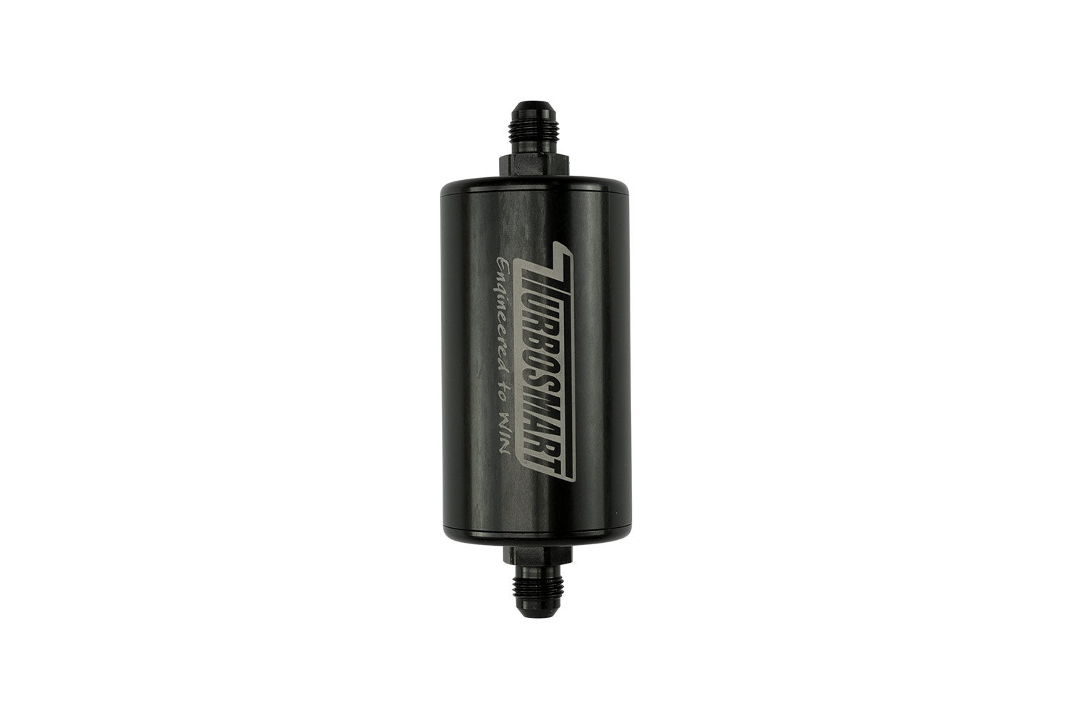 TURBOSMART Inline Fuel Filter 10um 6AN Black