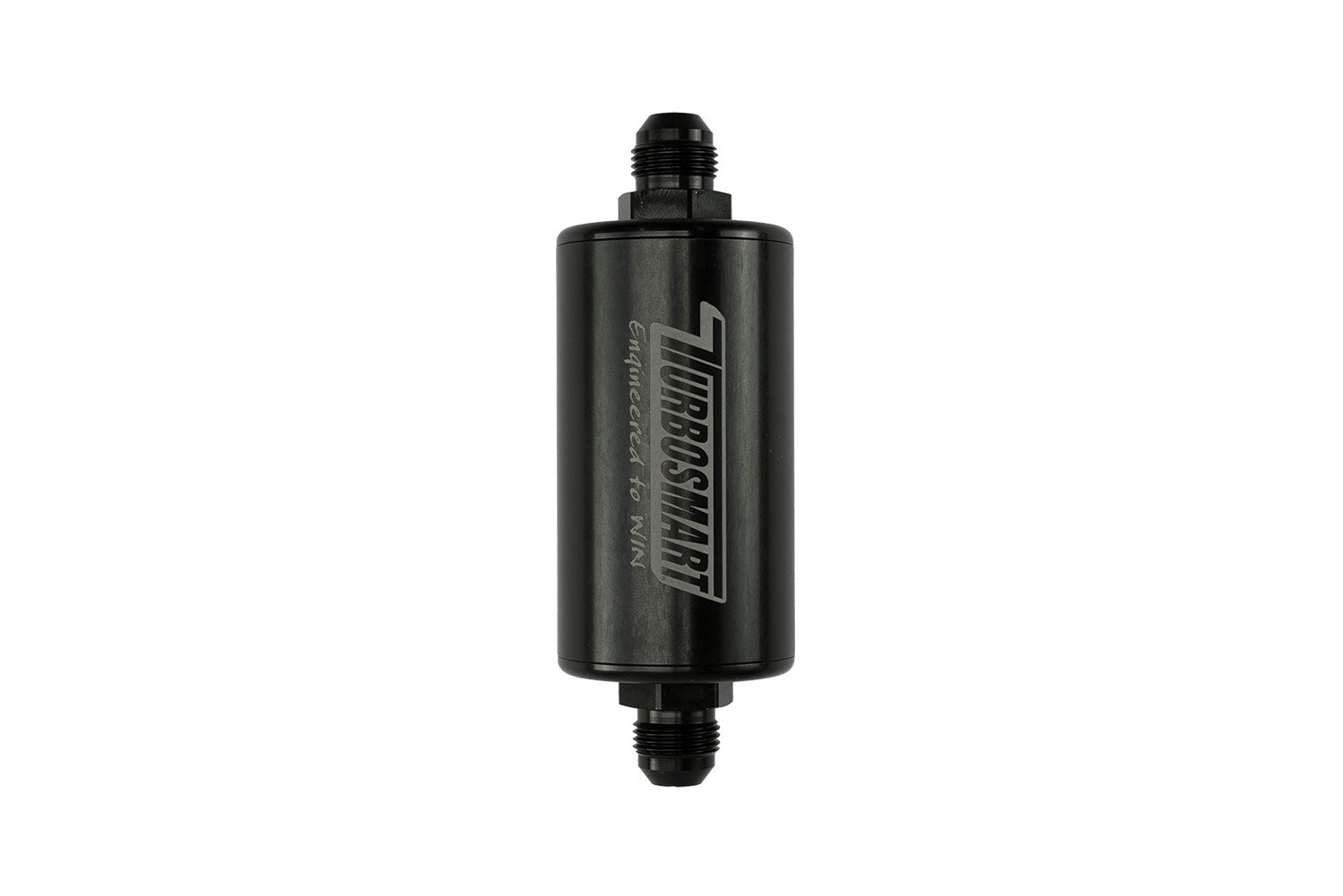 TURBOSMART Inline Fuel Filter 10um 8AN Black