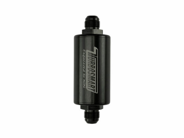 TURBOSMART Inline Fuel Filter 10um 10AN Black