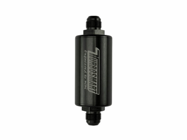 TURBOSMART Inline Fuel Filter 10um 10AN Black