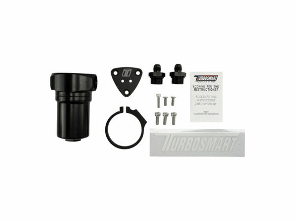 Turbosmart Fuel Filter Canister 10um 6AN Black