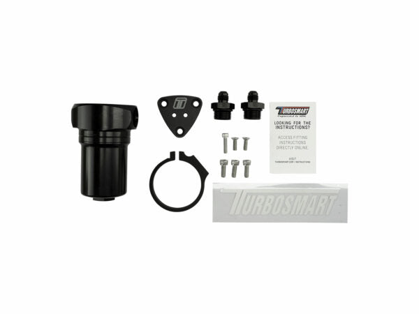 Turbosmart Fuel Filter Canister 10um 6AN Black