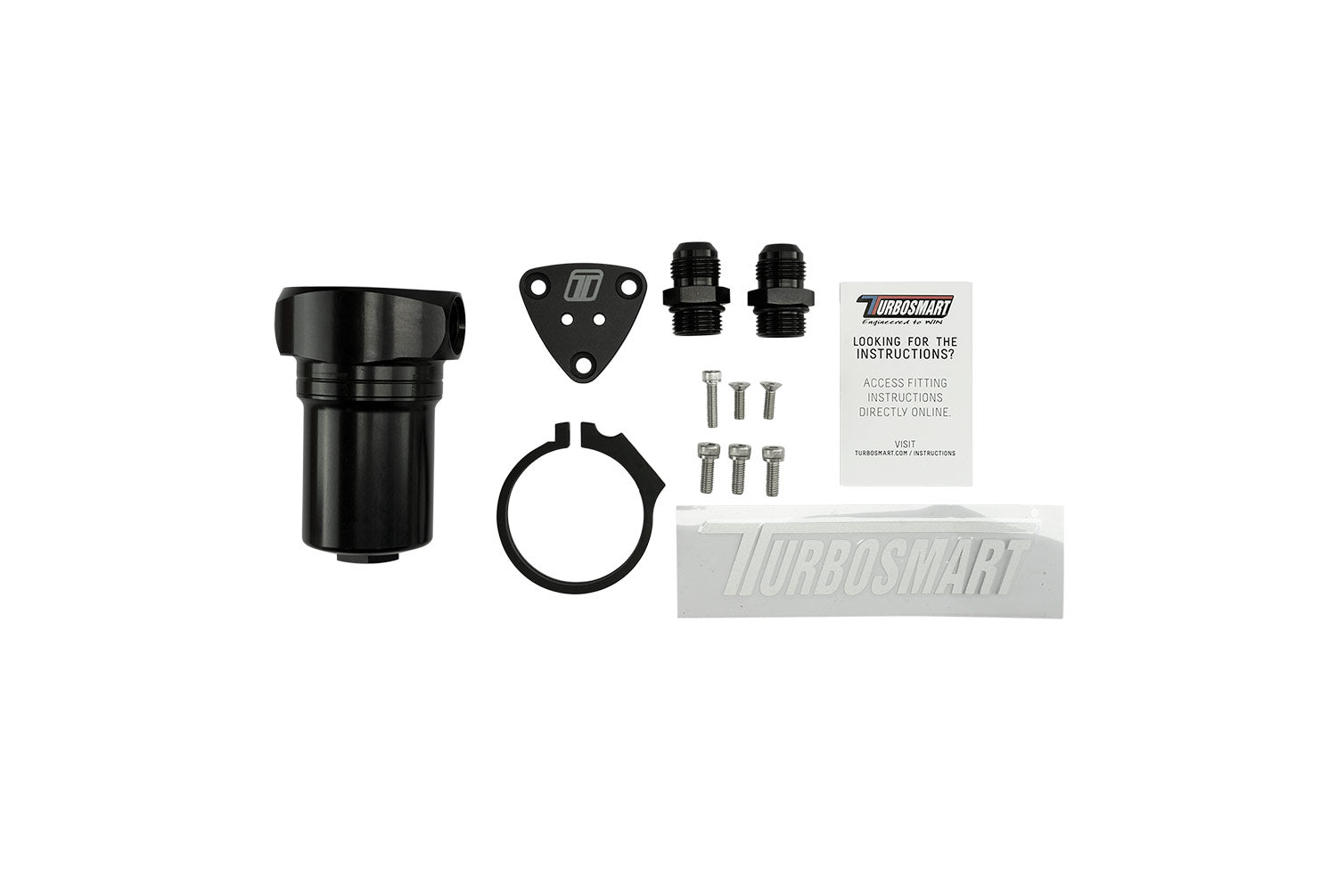 Turbosmart Fuel Filter Canister 10um 10AN Black