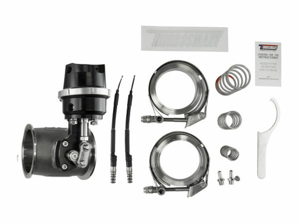 Turbosmart Compressed Gas (CO2) StraightGate76 – Inbuilt Solenoids – 7PSI Black (Control In Cap CO2 Boost Control)