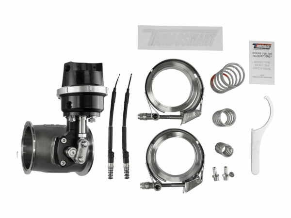 Turbosmart Compressed Gas (CO2) StraightGate76 – Inbuilt Solenoids – 7PSI Black (Control In Cap CO2 Boost Control)