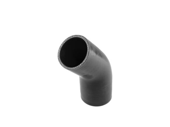 Silicon Hose 45 Reducer Elbow 2.25"-2.50" BLACK