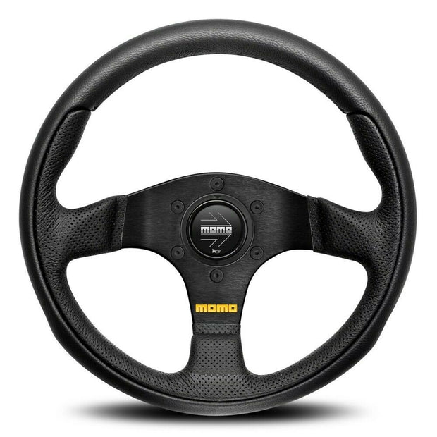MOMO Team Black Leather 280mm Steering Wheel