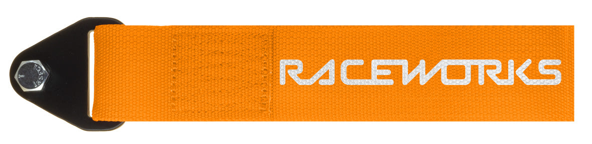 Raceworks Tow Strap Fluoro Orange