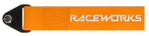 Raceworks Tow Strap Fluoro Orange