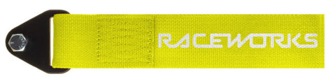 Raceworks Tow Strap Fluoro Yellow
