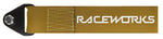 Raceworks Tow Strap Gold