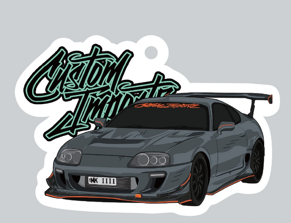 Custom Importz Mk4 Supra Air Freshener- Coffee