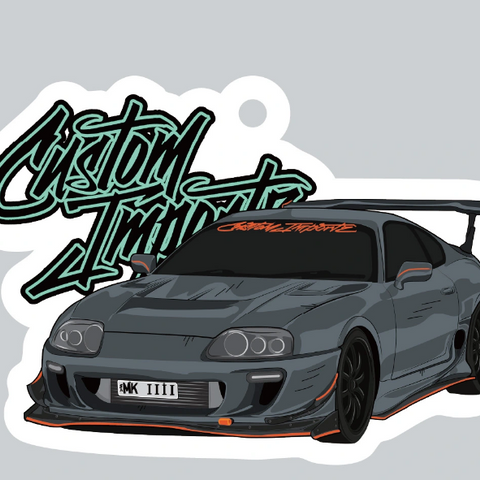 Custom Importz Mk4 Supra Air Freshener- Coffee