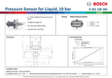 Ecu Master - Bosch 10BAR oil/fuel pressure sensor