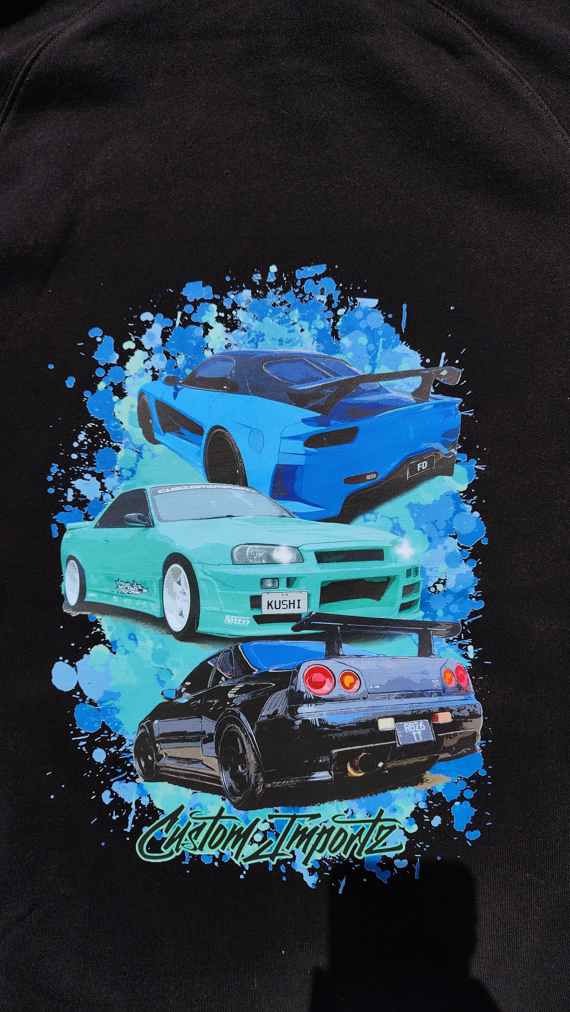 Custom Importz Cars Hoodie