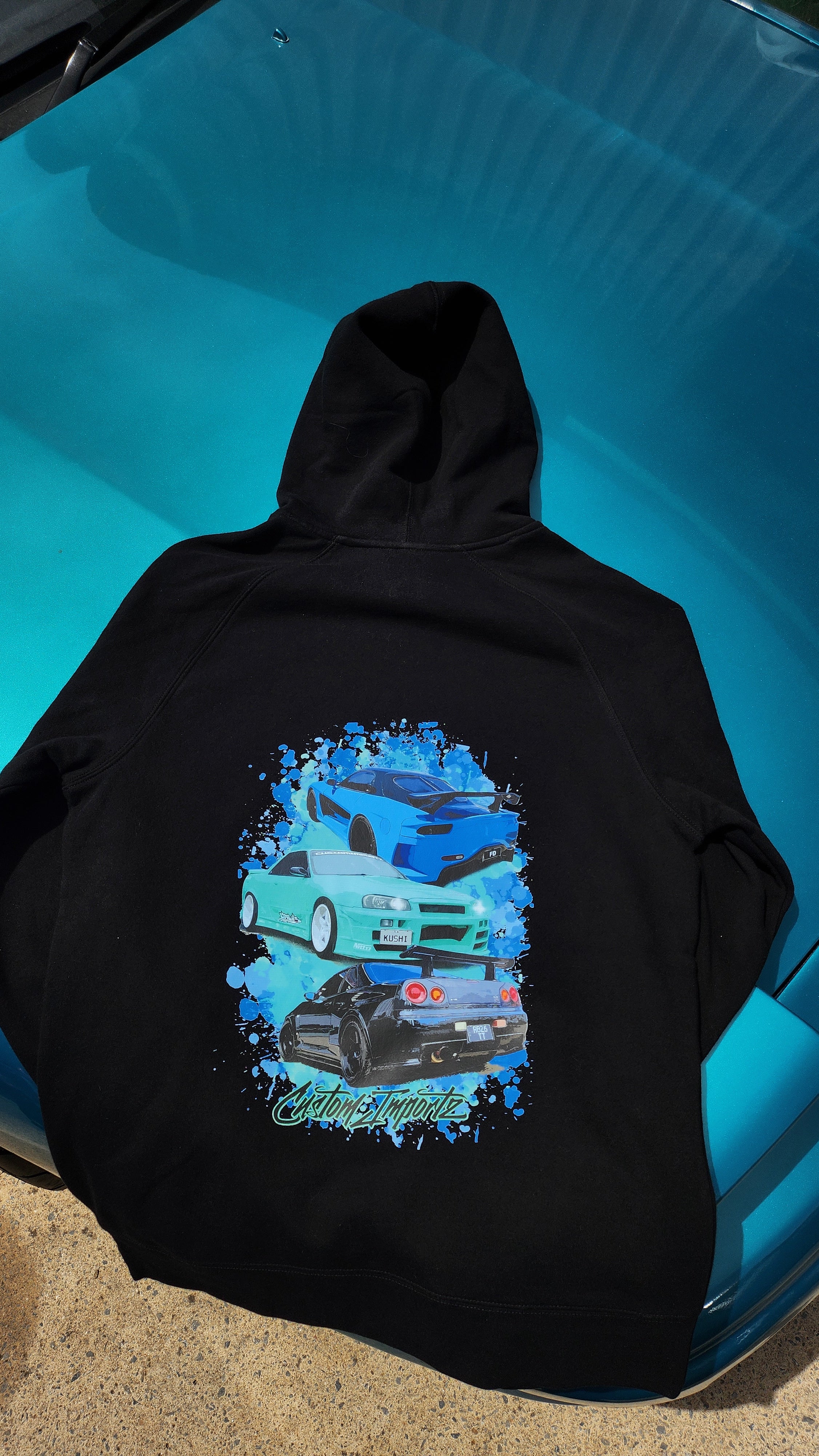 Custom Importz Cars Hoodie