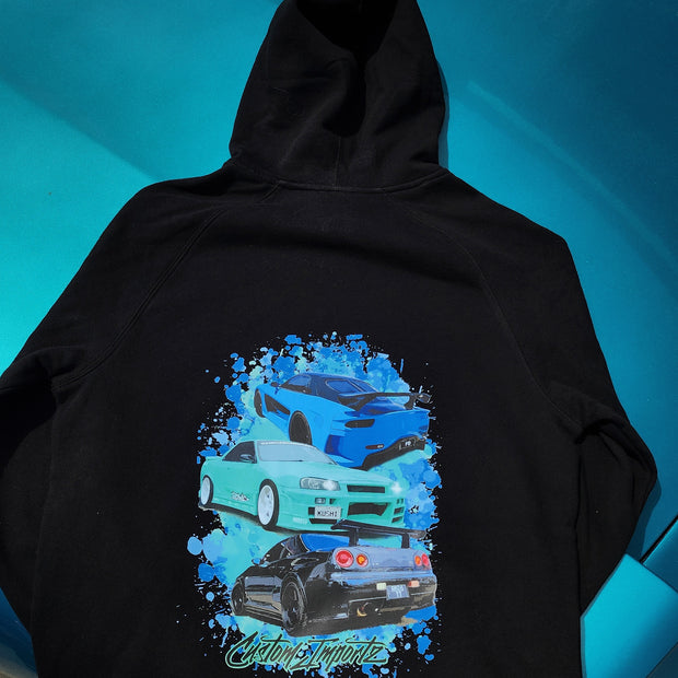 Custom Importz Cars Hoodie