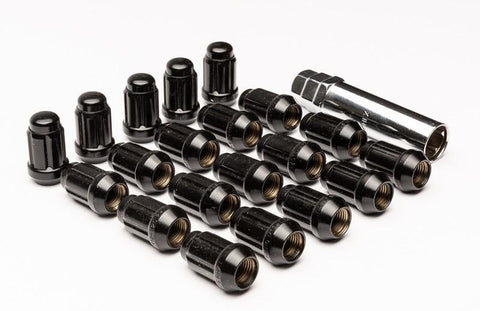 Sniper Wheels Geared Wheel nuts M12 X 1.25 Black 24pcs/Key