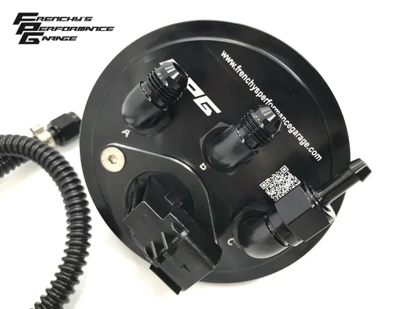 FPG Suits Nissan Skyline R33 R34 Silvia S14 S15 Billet Fuel Tank Bulkhead Hat Top AN6 With High Current Connector Apex 2.8 Delphi