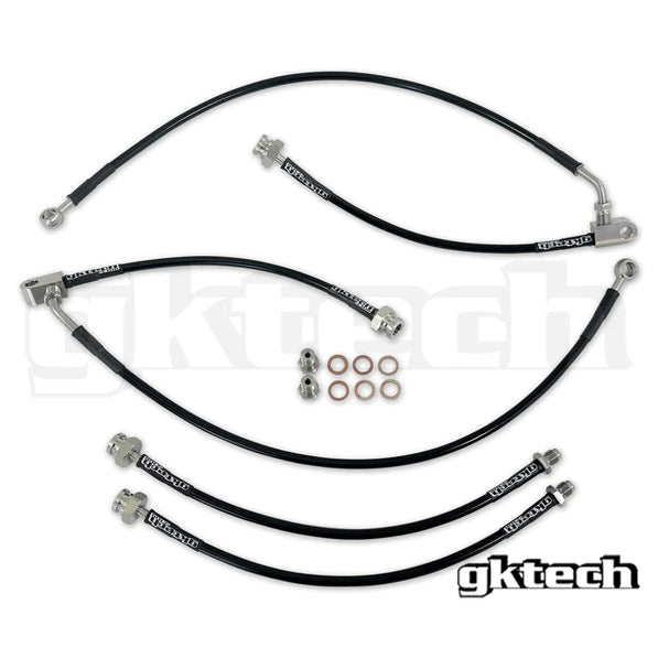 GKtech Z34 370Z braided brake line set