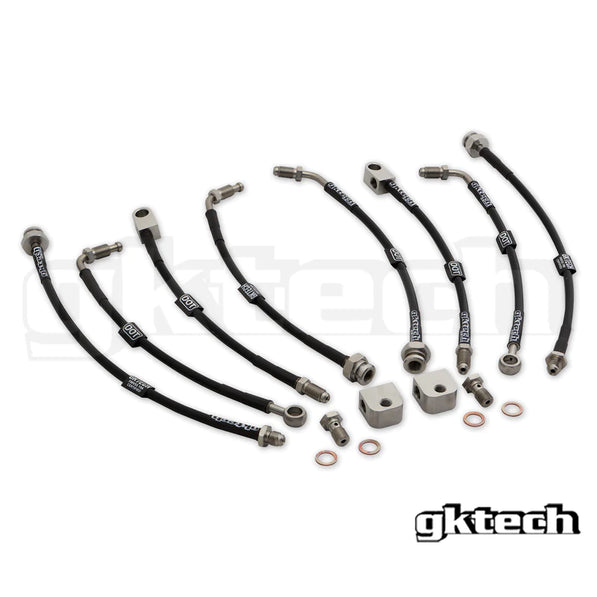GK tech - R32 GT-R/GTS4 braided brake lines