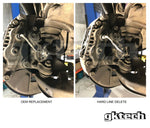 GK tech R33 GTS-T Braided brake lines