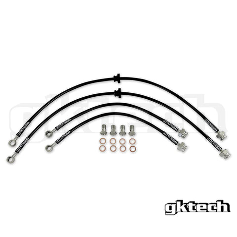 GK Tech S13/180SX Braided brake lines