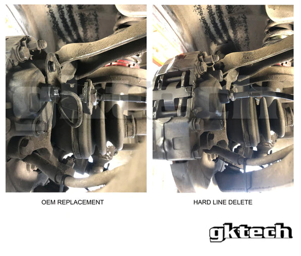 GK Tech - Z32 300ZX braided brake lines