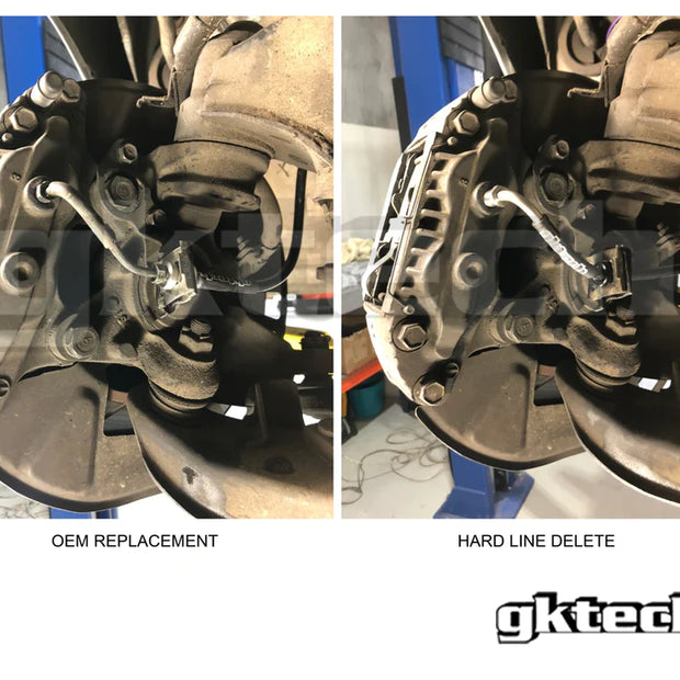GK Tech - Z32 300ZX braided brake lines