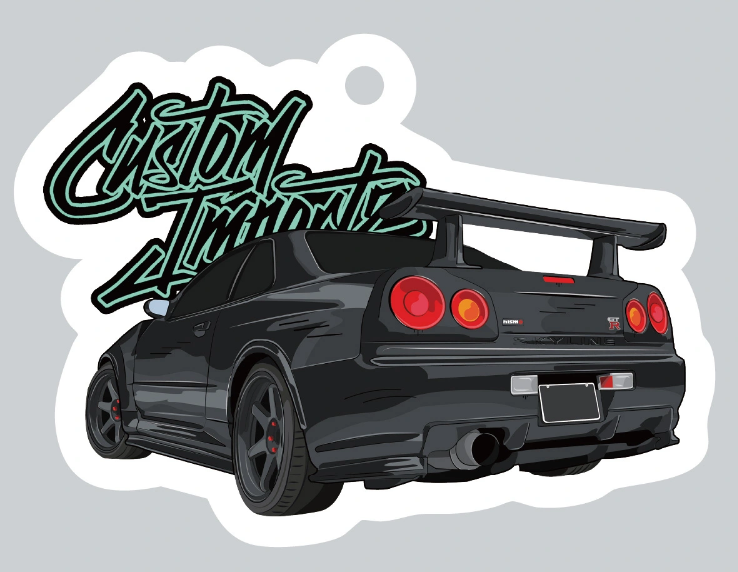 Custom Importz R34 GTR Air Freshener- Winter ice