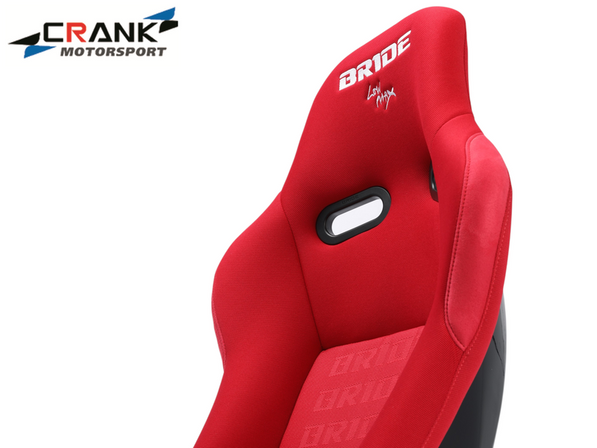 Crank Motorsports ADR APPROVED VIOS II Fixed Back Bride Seat Red
