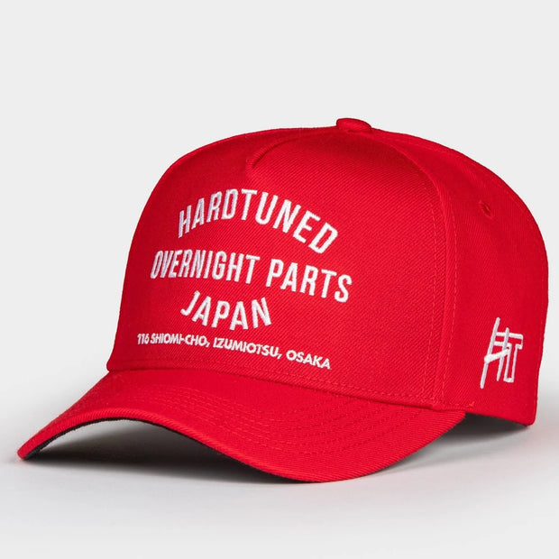 Hardtuned Overnight Parts Red A-Frame Cap