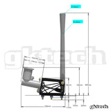 GKtech V2 Hydraulic Handbrake assembly + handle