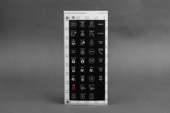 8 Button Keypad Alternate Sticker Sheet