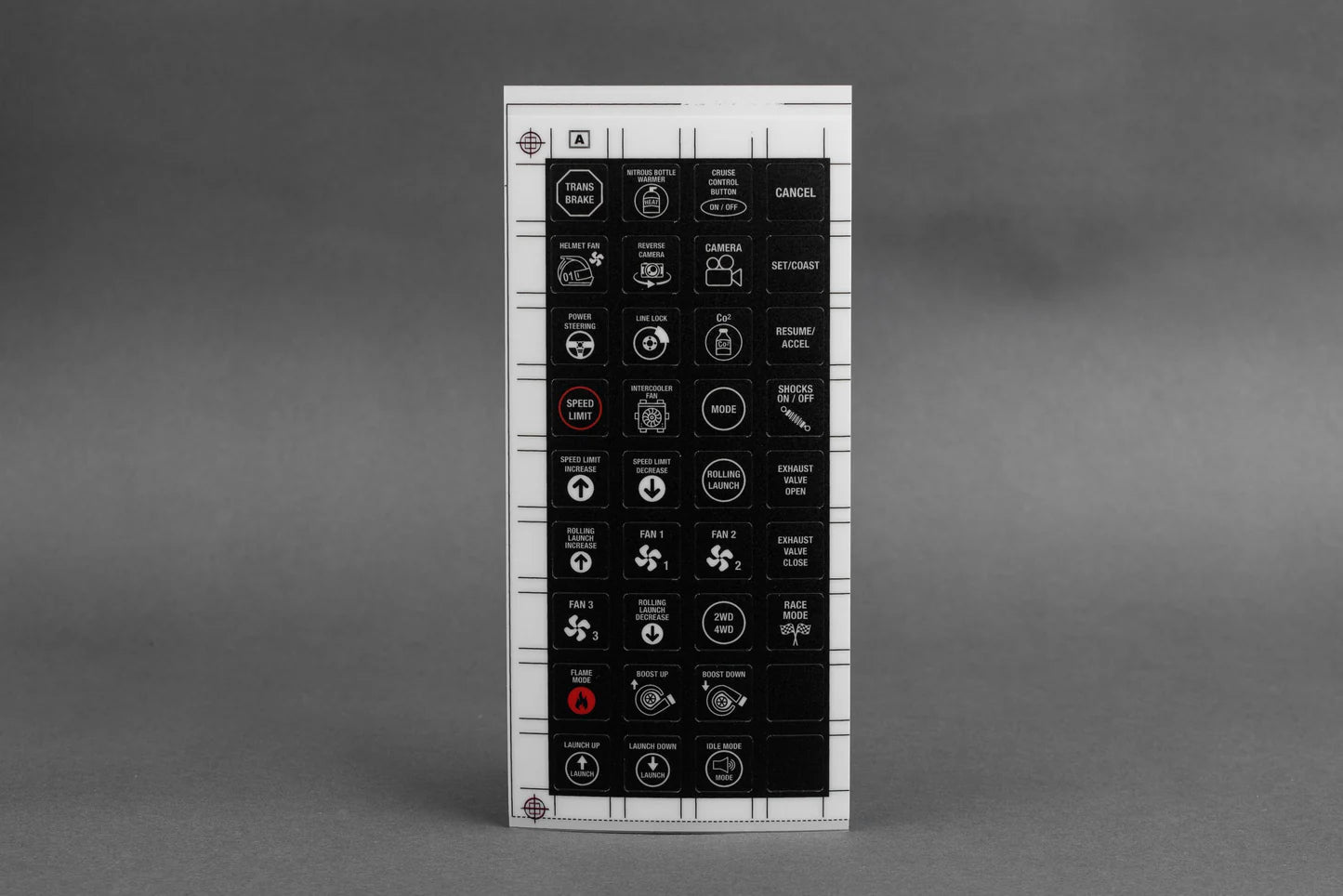 8 Button Keypad Alternate Sticker Sheet