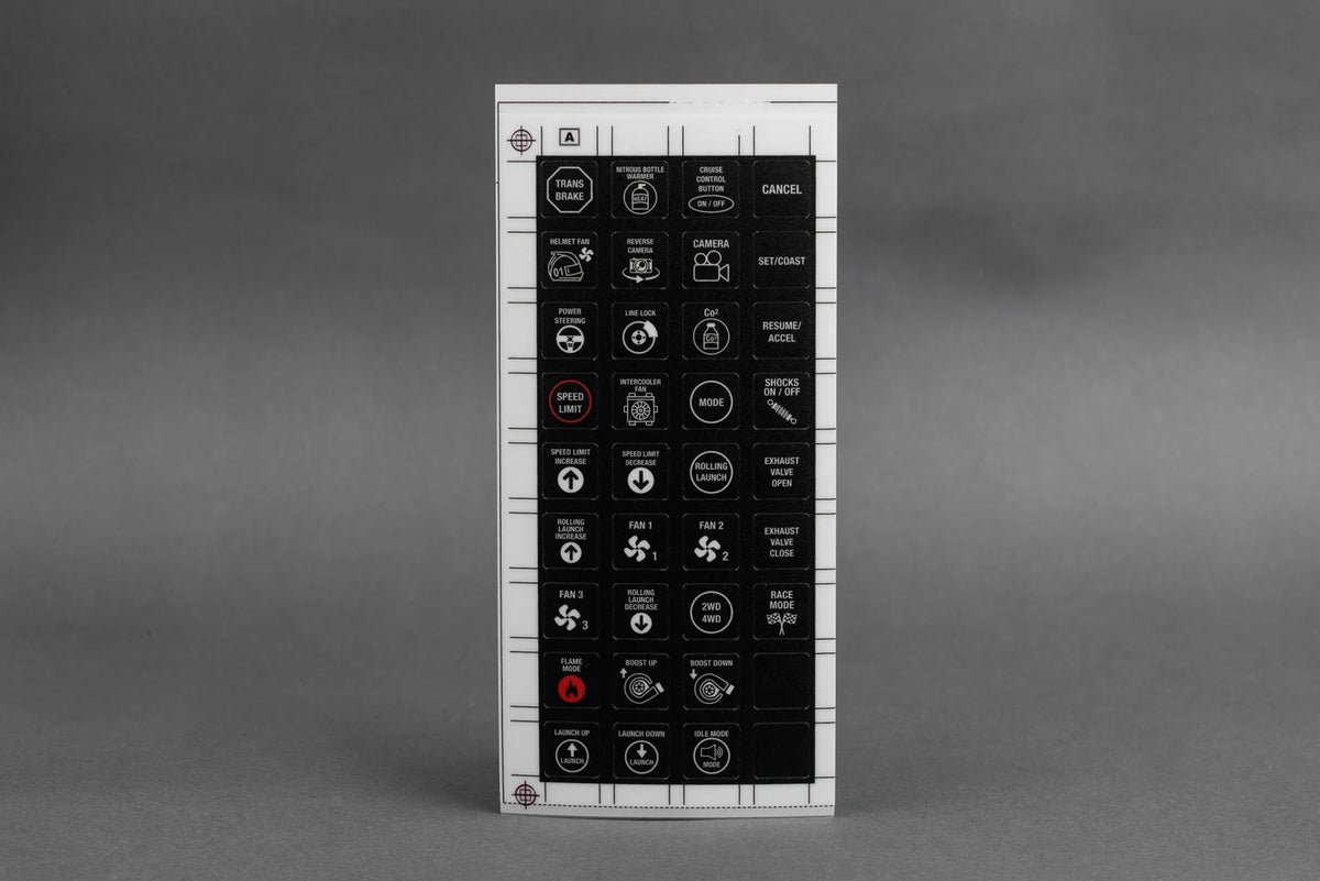 8 Button Keypad Alternate Sticker Sheet – CI Performance Parts