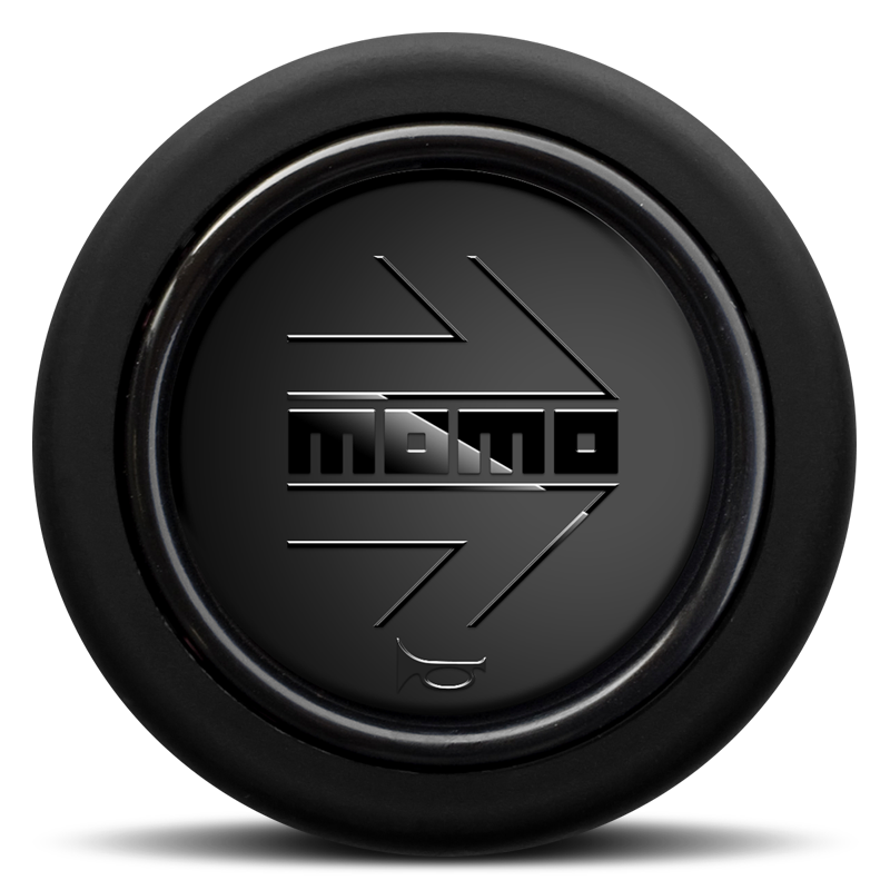 MOMO Black Edition Round Lip 1P Horn Button