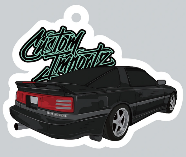 Custom Importz Mk3 Supra Air Freshener- Cotton candy