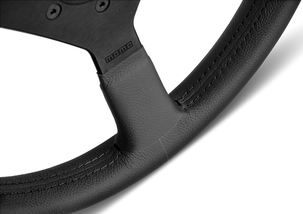 MOMO Montecarlo Black Leather 320mm Steering Wheel