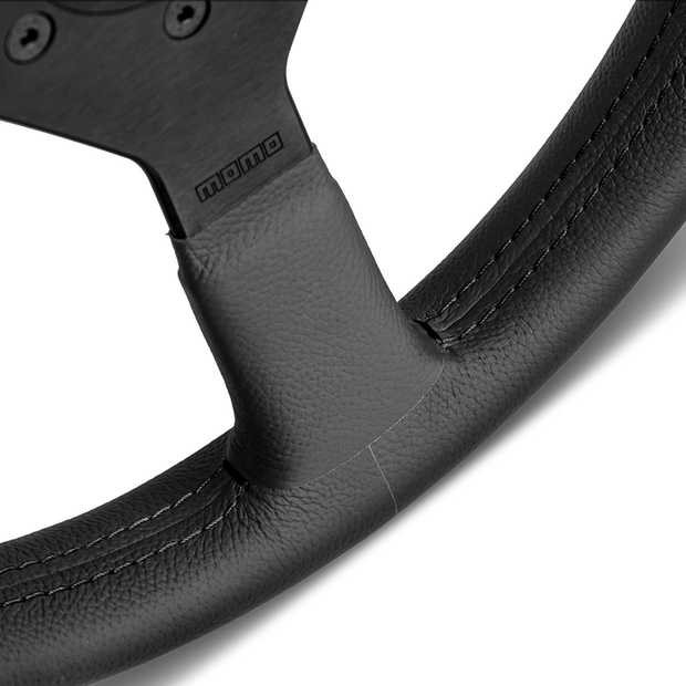 MOMO Montecarlo Black Leather 350mm Steering Wheel