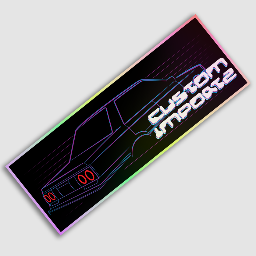 Custom Importz R31 Holographic Slap Sticker