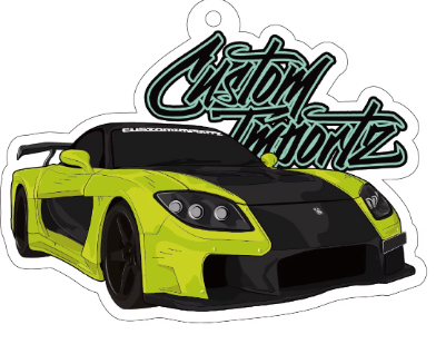 Custom Importz RX7 Air Freshener- Lemon