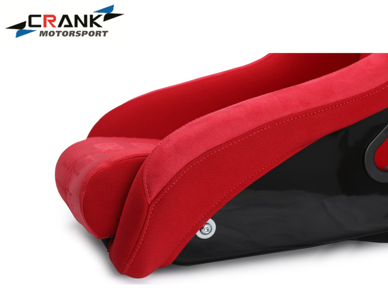 Crank Motorsports ADR APPROVED VIOS II Fixed Back Bride Seat Red