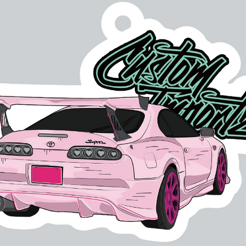Custom Importz Mk4 Supra Air Freshener- Strawberry