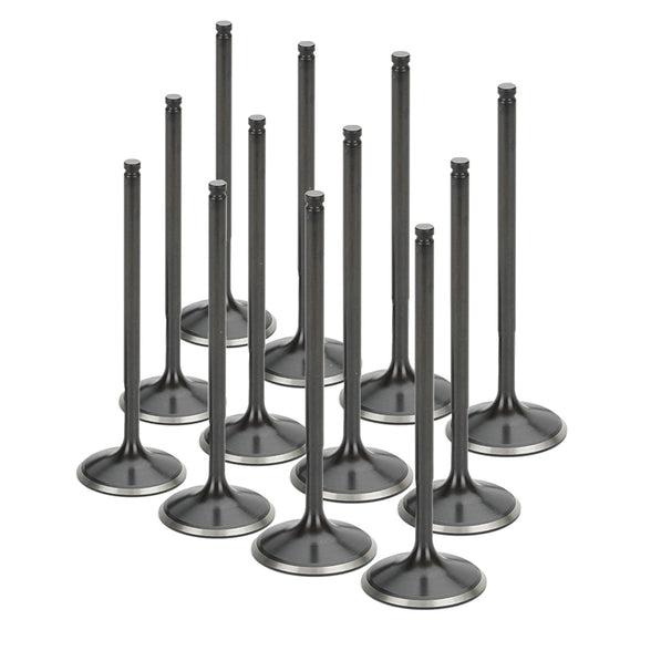 Supertech Black Nitride Intake Valves - Nissan RB20 DOHC Hydraulic Lifter