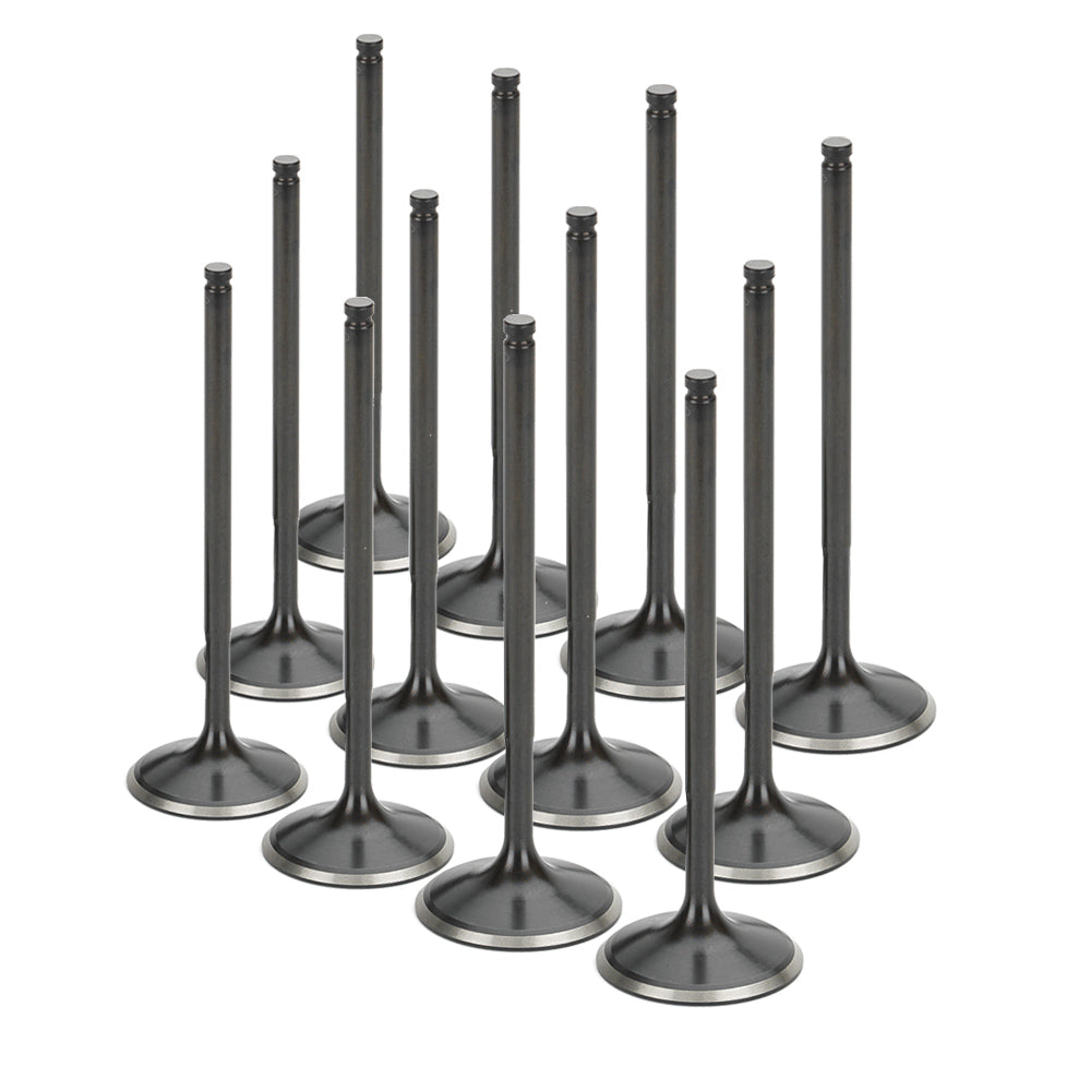 Supertech Black Nitride Intake Valves - Nissan RB20 DOHC Hydraulic Lifter