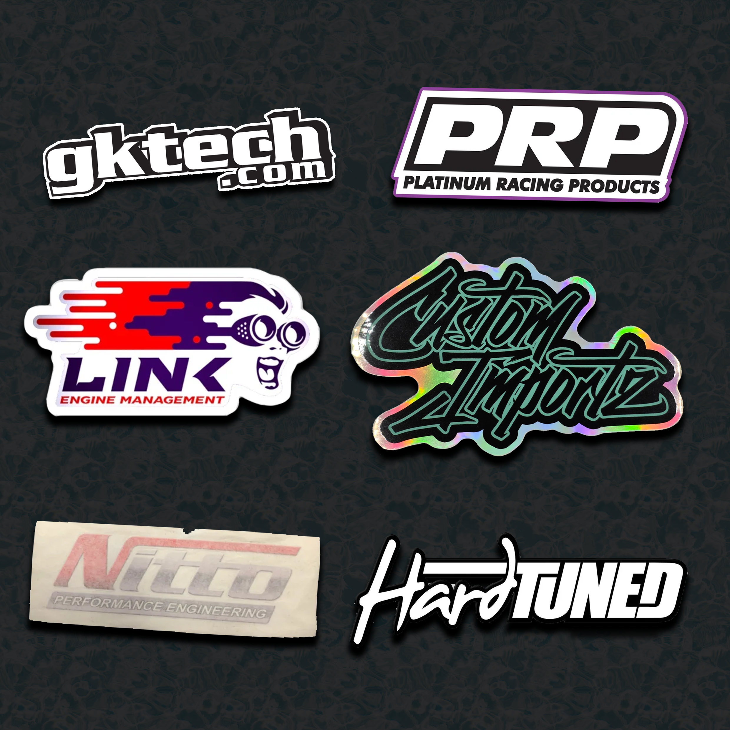 6 Pack sticker bundle