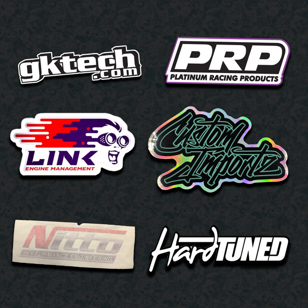 3 Pack build your own sticker bundle